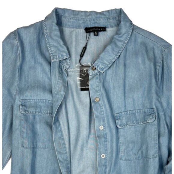 Jluxlabel - Small - Womens Jean button up. FREE Shipping. - Picture 3 of 3